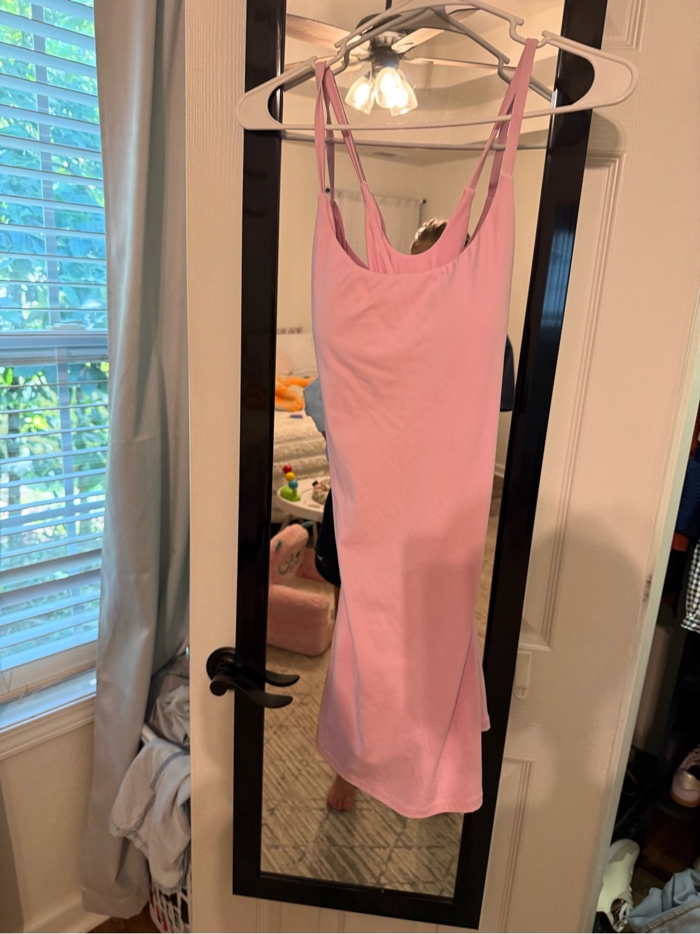HALARA Blush Pink Slim Slip Active Dress - Strappy Back